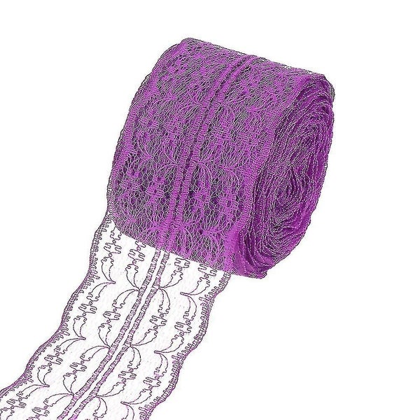 10m Party Fabric Trim Handicrafts Net Lace Trimmings Lace Ribbon Wedding Carousel 1