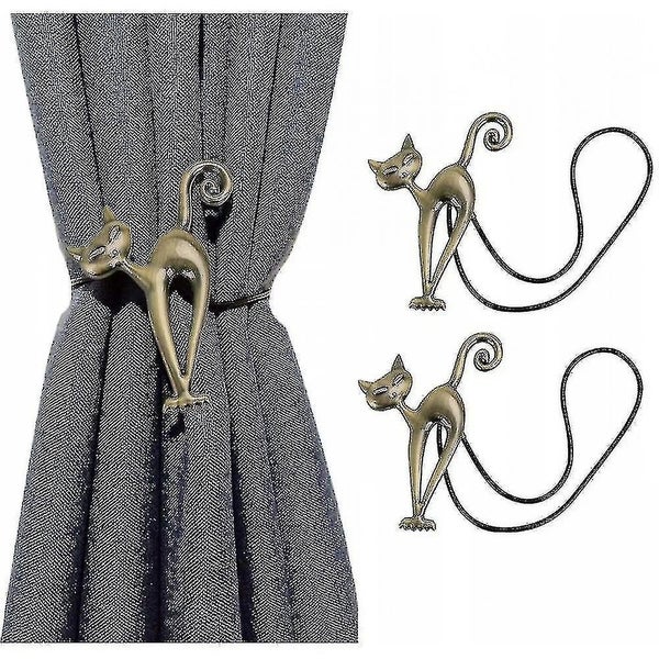 1 Pair Of Cat Magnetic Curtain Straps, Transparent Curtain Straps, Curtain Brack Carousel 1