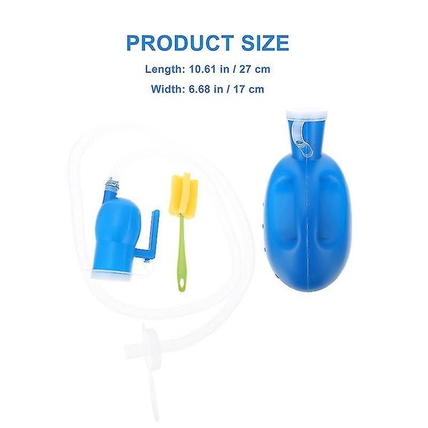 1 Pc Useful Clinic Simple Home Portable Chamber Pot Piss Pot With Tube For Clini Carousel 3