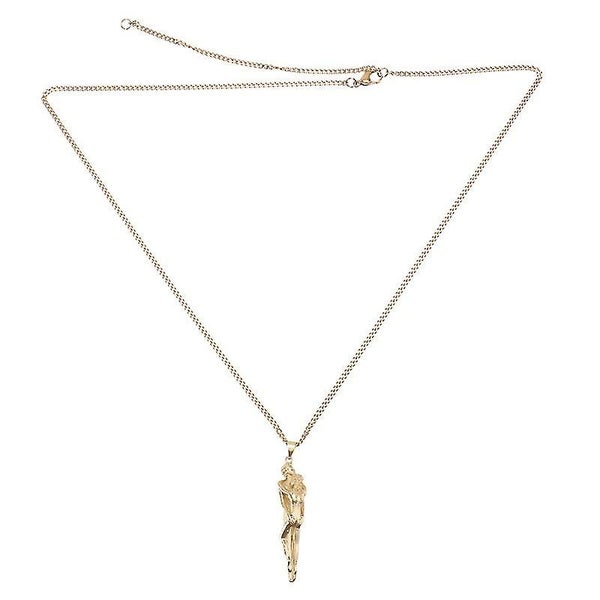 1pc Couple Necklace Neck Decoration Engagement Necklace Valentine's Day Gift Carousel 1