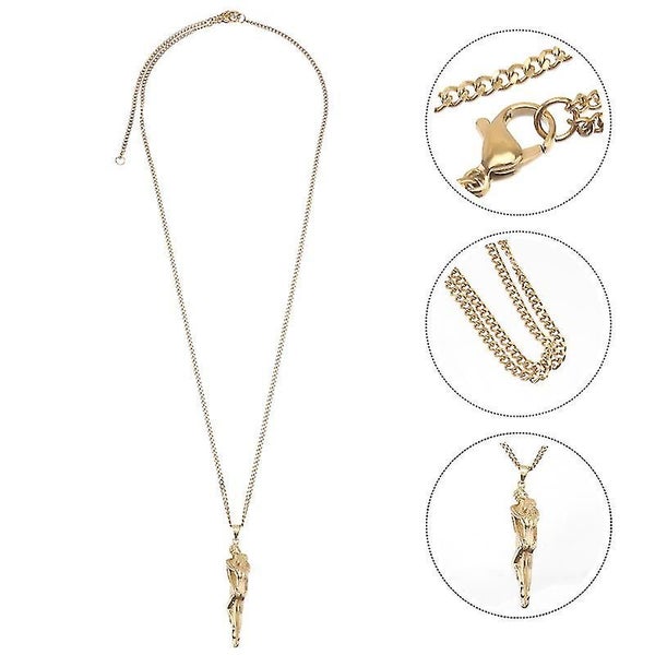 1pc Couple Necklace Neck Decoration Engagement Necklace Valentine's Day Gift Carousel 2