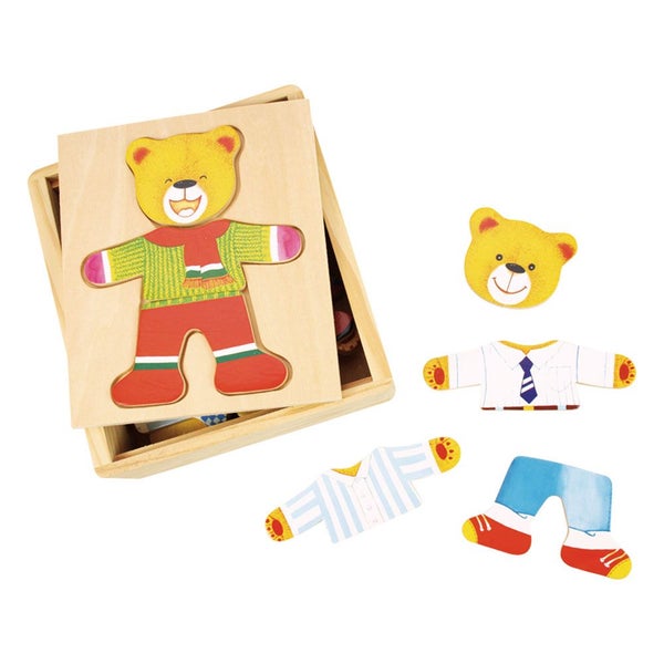 Bigjigs Toys Dress Up Mr Bear Carousel 2