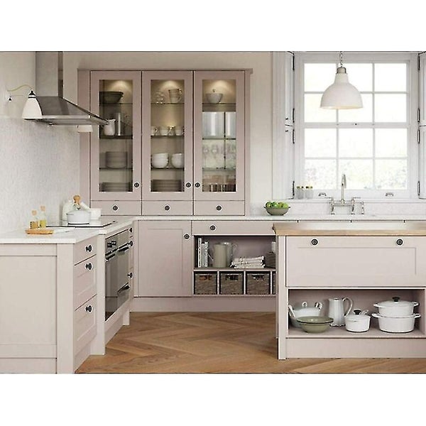 10x Vintage Cupboard Door Drawer Knobs 35mm Flower Design Brass Kitchen Cabinet Carousel 4