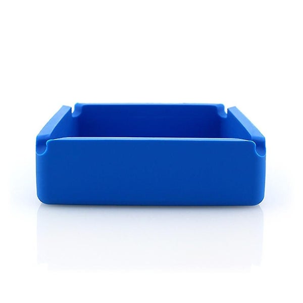 1 Pc Silicone Square Ashtray Rubber Soft Heat Resistant Cigar Ashtray -10x10x3cm Carousel 2