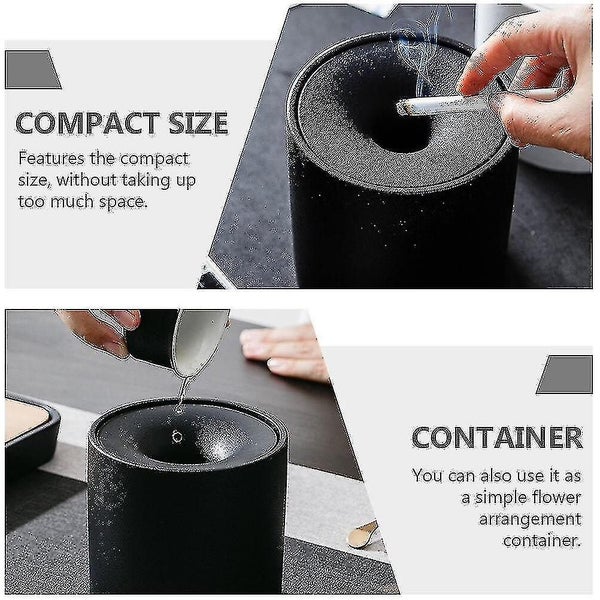 1pc Ceramic Ashtray Nordic Style Ashtray Lid Ashtray Home Office Ashtray Carousel 5