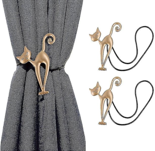 1 Pair Magnetic Cat Curtain Straps, Transparent Curtain Straps, Curtain Holders, Carousel 1