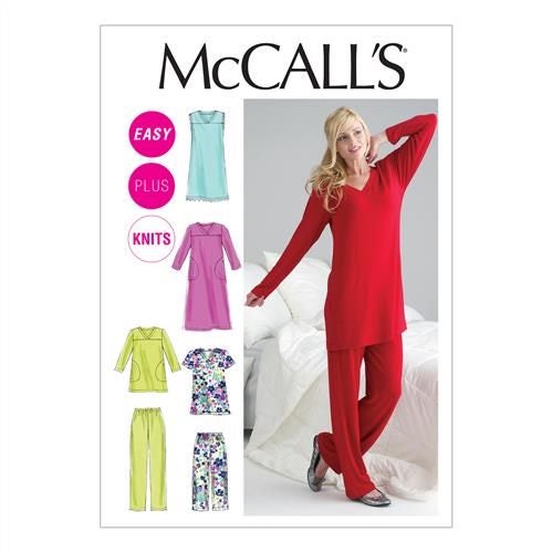 McCalls Pattern 6474 Misses'/Women's Top Tunic Gowns and Pants 18W-20W-22W-24W Carousel 1
