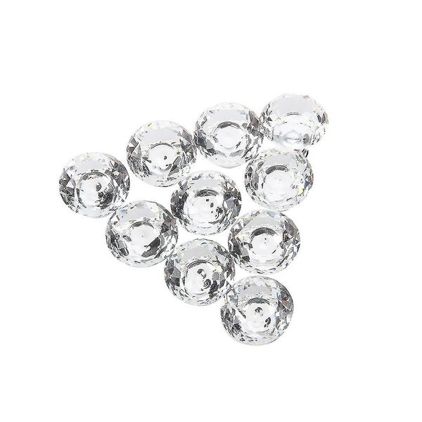 10pcs 30mm Glass Door Drawer Cabinet Furniture Handle Knob Screw Carousel 1
