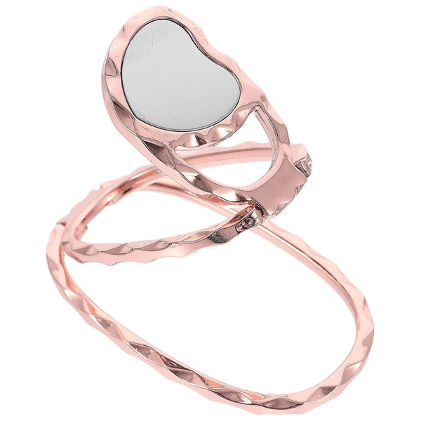 1 Set Of Phone Back Clip Holder Foldable Mobile Phone Holder Metal Ring Buckle Carousel 3