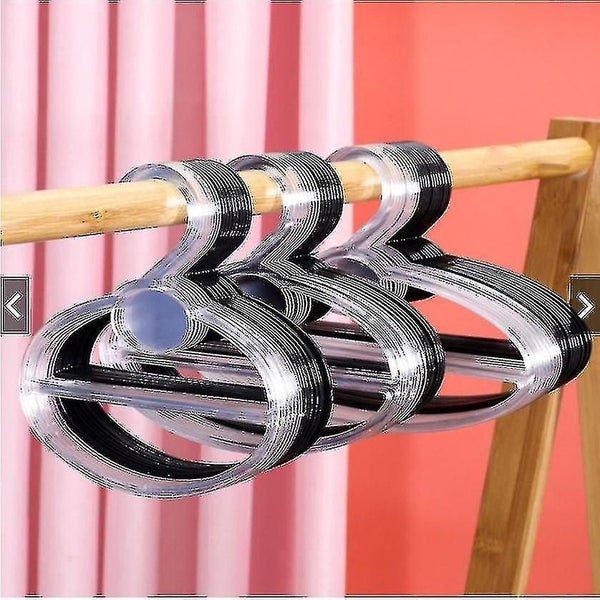 1 Pc Multi-purpose Oval Scarf Stand Hookshousehold Hangers Storage Rac Carousel 4