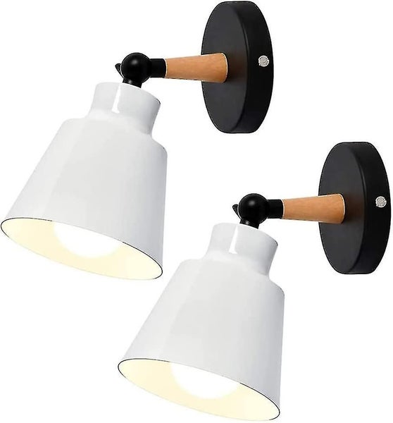 2 Packs Industrial Vintage Wall Sconces Ceiling Light Fixtures E27 Metal Adjusta Carousel 1