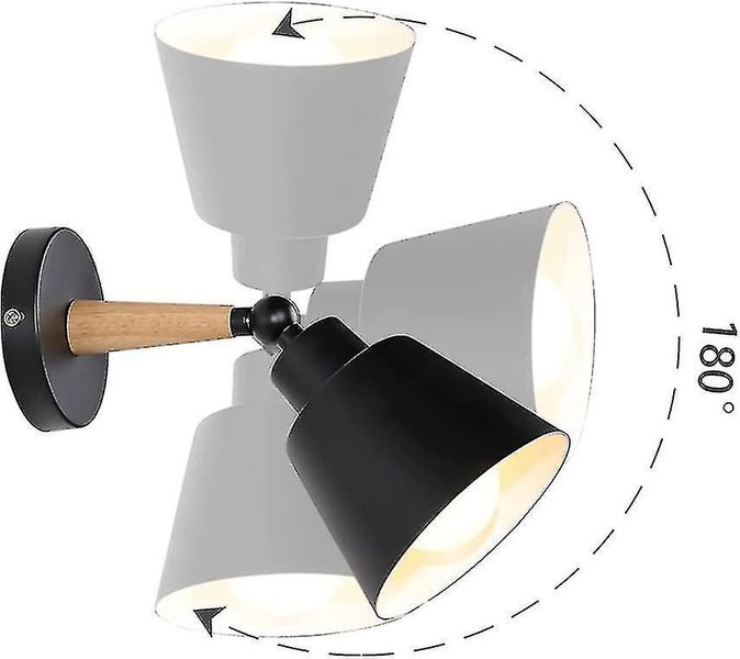 2 Packs Industrial Vintage Wall Sconces Ceiling Light Fixtures E27 Metal Adjusta Carousel 5