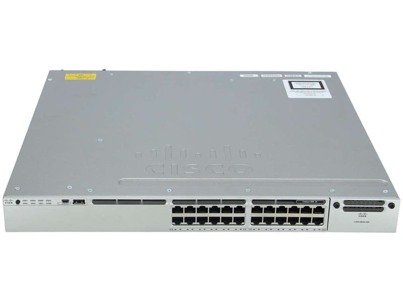 Cisco Catalyst 3850 24 ports Gigabit Switch WS-C3850-24T with C3850-NM-2-10G Carousel 1