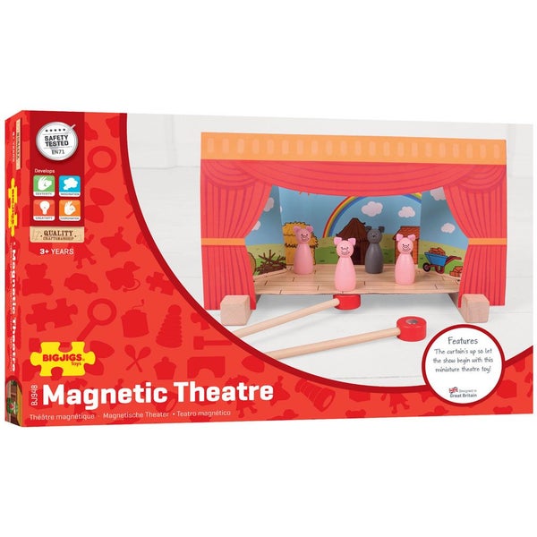Bigjigs Toys Magnetic Theatre Carousel 6