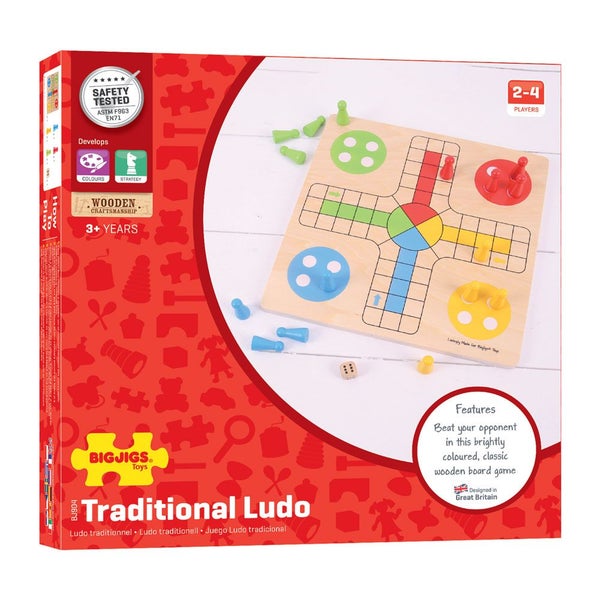 Bigjigs Toys Traditional Ludo Carousel 4