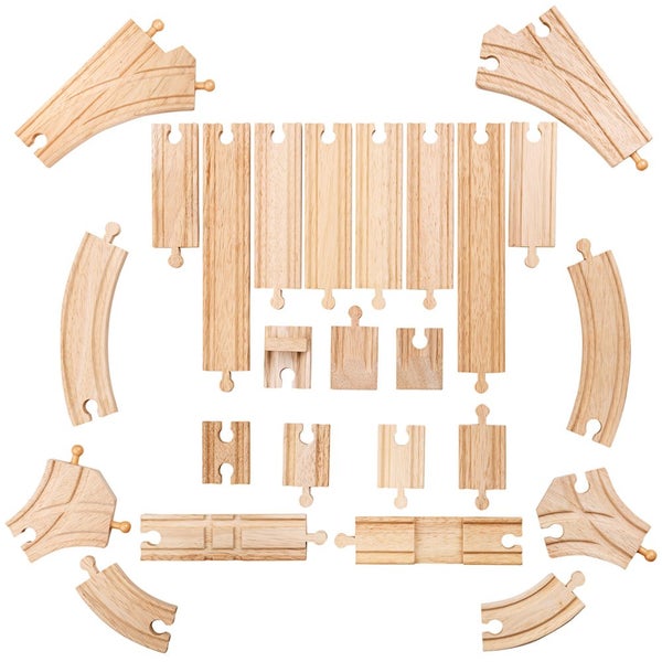 Bigjigs Rail Low Level Track Expansion Pack Carousel 1