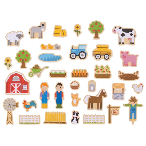 Bigjigs Toys Farm Magnets Carousel 1