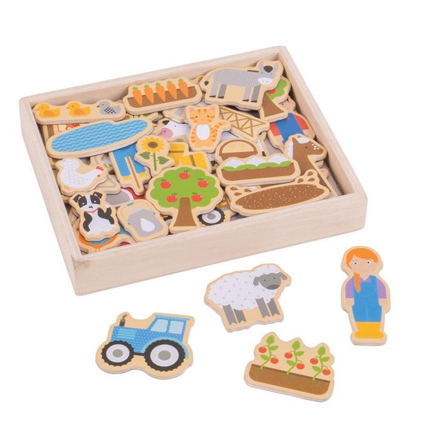 Bigjigs Toys Farm Magnets Carousel 2