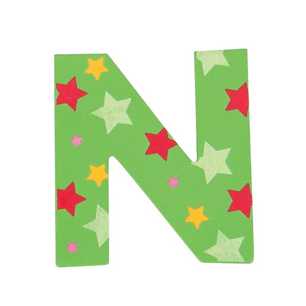 Bigjigs Toys Star Letter N (Green) Carousel 1