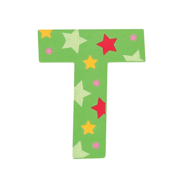 Bigjigs Toys Star Letter T (Green) Carousel 1