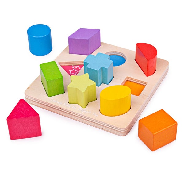Bigjigs Toys First Shapes Sorter Carousel 1