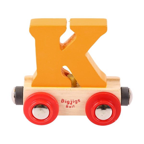 Bigjigs Rail Rail Name Letter K (Orange) Carousel 1