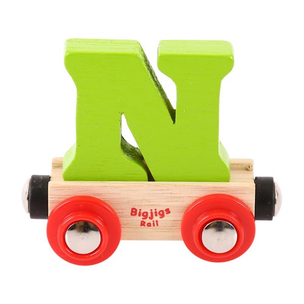 Bigjigs Rail Rail Name Letter N (Green) Carousel 1