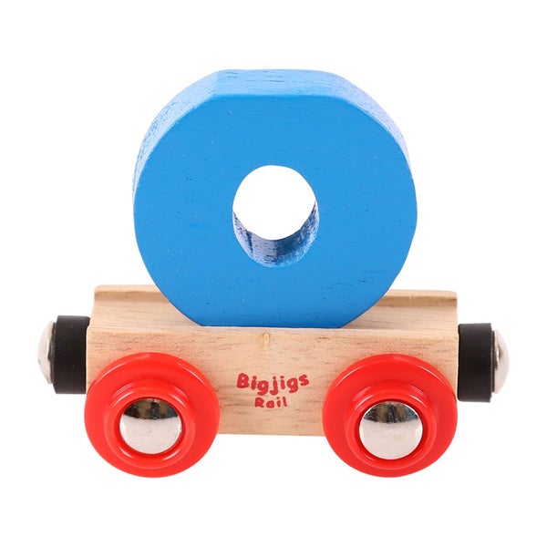 Bigjigs Rail Rail Name Letter O (Blue) Carousel 1