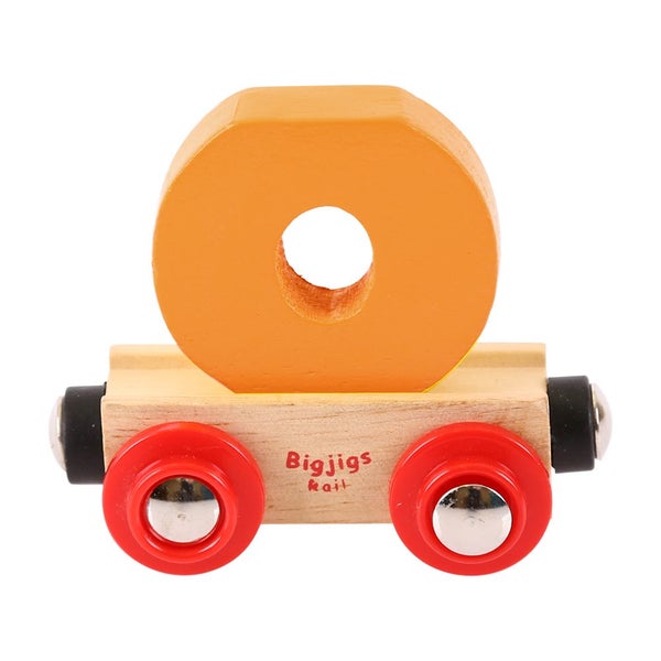 Bigjigs Rail Rail Name Letter O (Orange) Carousel 1