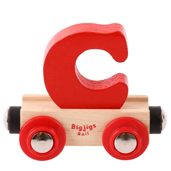 Bigjigs Rail Rail Name Letter C (Red) Carousel 1