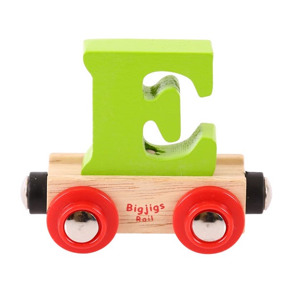 Bigjigs Rail Rail Name Letter E (Green) Carousel 1