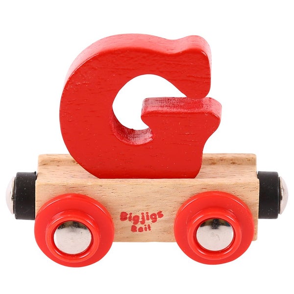 Bigjigs Rail Rail Name Letter G (Red) Carousel 1