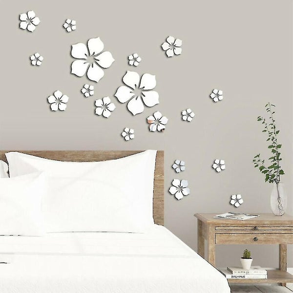 3d Diy Mirror Acrylic Flower Wall Sticker Decal Art Decor Carousel 1