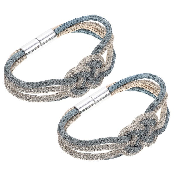 2pcs Simple Durable Practical Curtain Rope Curtain Fixing Buckle Curtain Tieback Carousel 1
