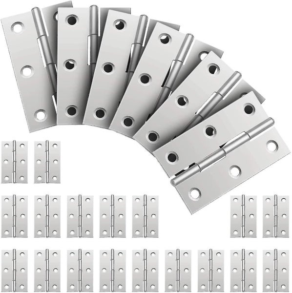 24pcs Stainless Steel Hinges Connector,door Hinge Hinges Foldable Carousel 1