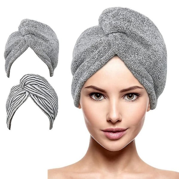 4 Pack Microfiber Hair Towel Wrap For Women Super Absorbent Hair Drying Towels W Carousel 2