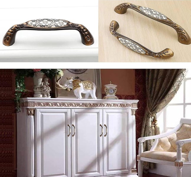 2 X Cupboard Handle,vintage Ceramic Cabinet Handles,drawer Handles And Knobs Cab Carousel 5