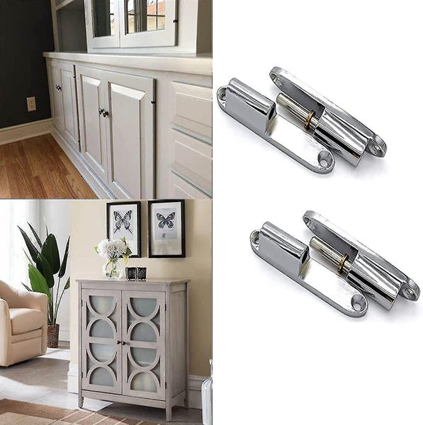2 Pieces Stainless Steel Hinges, Screw-on Door Hinge, Screw-on Hinge For Doors, Carousel 2