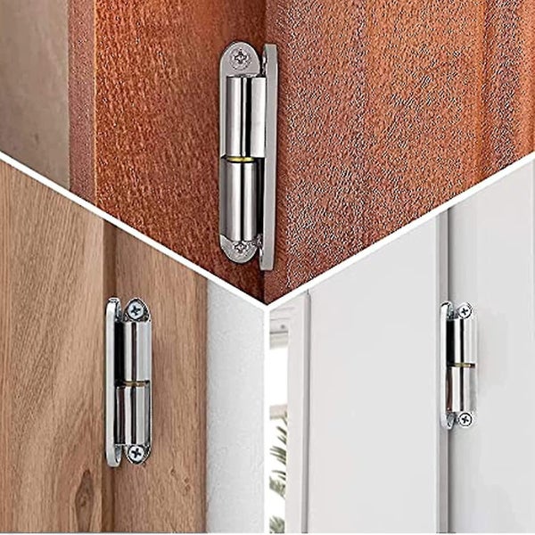2 Pieces Stainless Steel Hinges, Screw-on Door Hinge, Screw-on Hinge For Doors, Carousel 3