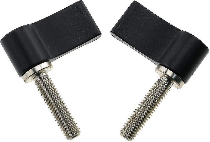 2pcs L-shaped 7-shaped Handle Screw M5 20mm Male Threading Rotating Knob Carousel 1