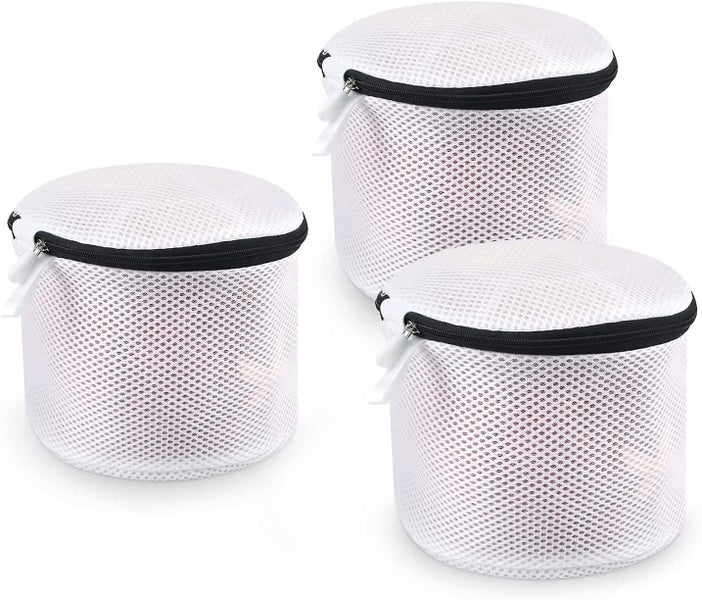3 Pieces Bra Laundry Bag, Washing Net With Zipper Laundry Net Bags For Washing M Carousel 1