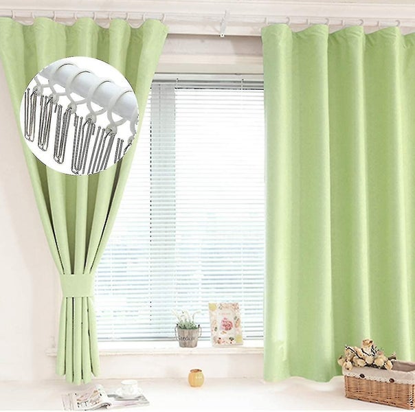 24 Pcs Heavy Duty Curtain Hooks Stainless Steel Pinch Curtain Hooks Carousel 5