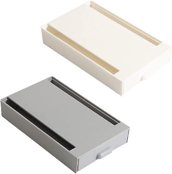 2pcs Self Adhesive Desk Drawer, Under Desk Drawer Storage Box, Self Adhesive Und Carousel 1
