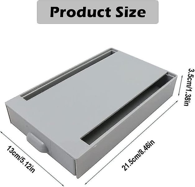 2pcs Self Adhesive Desk Drawer, Under Desk Drawer Storage Box, Self Adhesive Und Carousel 2