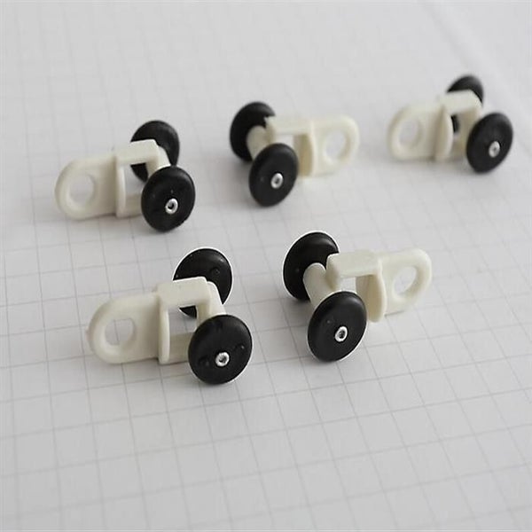 20pcs Slider Rail Curtain Roller Hook Wheel Curtain Sliding Pulley For Window Vo Carousel 2