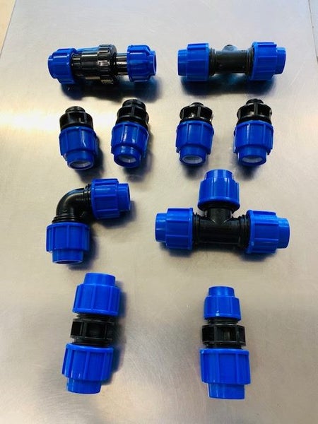 Made in NZ - Main blue pipe 25mm (MDPE) x 100M Carousel 2
