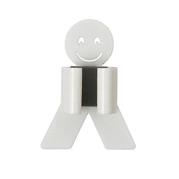 2 Pieces Non Punch Adhesive Wall Mounted Mop Holder Hanger Clip Seamless Mop Hoo Carousel 1