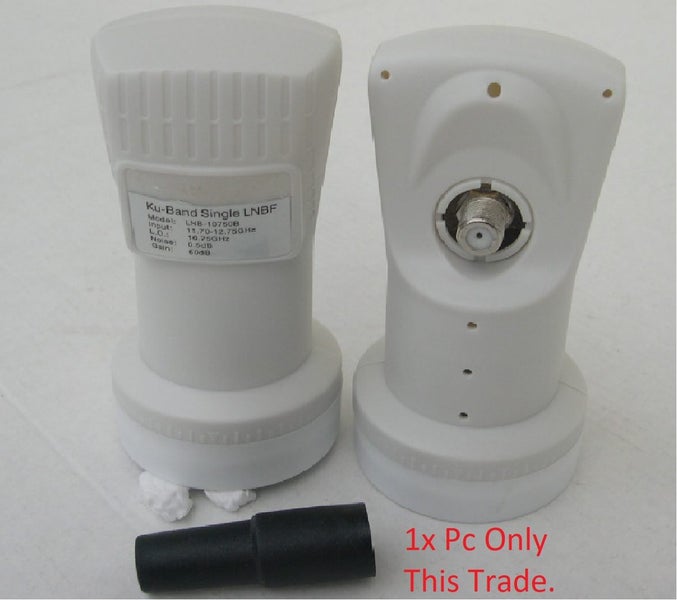 Satellite Dish Freeview KU 66cm LNB LNBF 10.75gHz 10m Coaxial Wall Mount 1x Kit Carousel 2