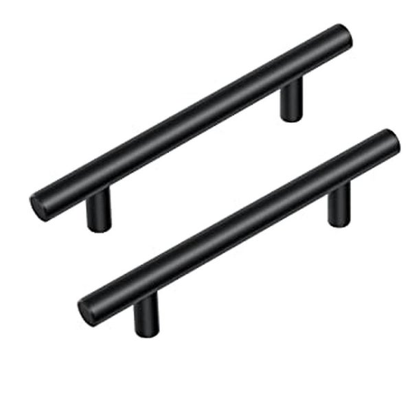 2pack Kitchen Cupboard Handles, 96mm Hole Center, Stainless Steel Drawer Pulls H Carousel 1
