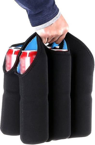 6 Bottles Insulated Neoprene Carrier Tote Carry Case Bag For Beer Baby Bottle Ca Carousel 4